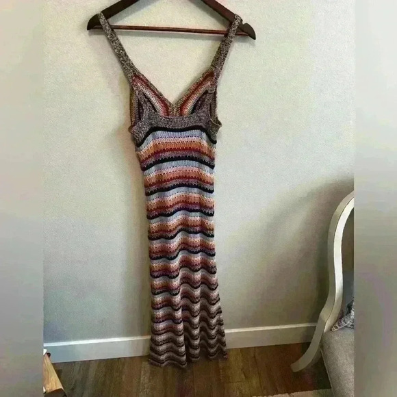 Sam Edelman Alanis Crochet Dress Size L - Picture 3 of 6